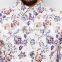 Latest Spread Collar Shirt 100% Cotton All Over Floral Print Hawaiian Shirt