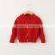 Long Sleeve Loose Handmade Knit Wool Knit Cardigan Sweater Designs for Girls