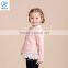Girls Knitted t Jacquard t Shirt Whith Pleated Hem Kids Long Sleeve Pullover Clothing Wholesale