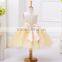 2016 High quality kids champagne color popular teal flower girls dresses