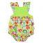 2017 Baby Girls Jon Jon Infant Romper Baby Cotton Newborn Toddler Ruffle Bubble