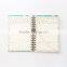 Spiral binding hardcover planner custom,full color printing personal notebook
