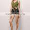 Crop Tops Halter Ladies Crop Top Front Tie Tank Top for Women Wholesale