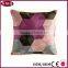 custom embroidered geometric vintage decorative neck pillow