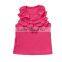2017 Summer Baby Girls Multicolor Vest Solid Color Clothes Cotton Flutter Sleeveless Tank Tops