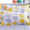 4 pieces plain dyed silk cotton satin bed sheet set BS350