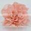 4Inch Satin Ruffled Chiffon Flower DIY Crafting Without Hair Clip Felt Back