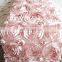 High Quality Fancy Pink Rosette Table Runner Wedding