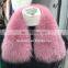 Customization Top Grade Women's Long Detachable Genuine Fox Fur Collar Scarf Shawl Warmer