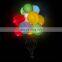 led balloon led light balloon size 3.2g 12 inch with flashing light decorate party