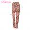 Factory Direct Sales Custom Soft 92 Polyester 8 Spandex Printed Ladies Leggings