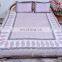 Indian Bedspread Bohemian Block Printed Handmade Cotton Bed Sheet Ethnic Boho Designer Cotton Bedding With Pillow Cover