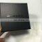 Nice design shiny logo black flip top gift box luxury wholesale