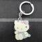 Cute metal bear shape key chain/key ring charm for decoration