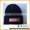 100% Acrylic Kintting beanies hats embroidered street style