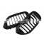 Replacement Gloss Black Grille For Bmw G30/G38 Front Bumper Grill For G30/G38 5 Series 17-IN 1 Slat Grille For Bmw G30/G31/G38