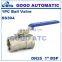 GOGO High quality 1PC Ball valve Stainless steel DN25 Female thread 1 inch BSP SS304 201 SS316L Small 2 way Ball Valve