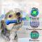 Durable silica gel dog bite/chew bone toy for teeth grinding/ cleaning