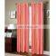 Hot selling 100% polyester solid color stripe window curtain made in china