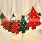 felt material christmas Ornaments for wall decoration