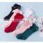 Spanish style bow mid-calf length sock plain color Soft sock for baby girl