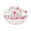 Girls Floral Pom Pom Milk Silk Dresses One Piece Dress New Baby Girls Dress Designs
