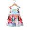 A0252# summer toddler Kids Baby Girls dress kids print dress girls clothes