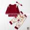 new fashion Sister Brother Match Tops Santa Outfits Sets my Christmas romper deer santa outfits kids xmas dresses