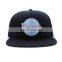 Design different color 6 panel flat brim baseball snapback hats casquette personalis