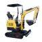 FREE SHIPPING mini excavator CE/EPA/EURO 5 China  mini digger excavator price with thumb bucket for sale