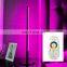 Modern creative design decoration aluminum tube linear LED table lamp colorful bedside night light with remote control