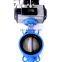 AWWA C504 150LB PN16 wafer type pneumatic actuators control butterfly valve