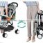 Twins two seat stroller for kids/Baby stroller for twins with car seats/baby car stroller luxury