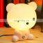 Kawaii fashional cute bedroom lamps cartoon pet night light led bulbs