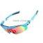 Polarized UV Sunglasses for Man Women Outdoor Sports Cool Goggles with 5 Interchangeable Lens for Bicycling, Fishing,
