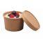 Souper Food Container 26oz Kraft- Large takeaway soup, ice cream container- Brown Microwavable Souper Cups