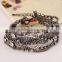 New Fashion Jewelry Breast Cancer Bracelet 2015 European Charm Loose beads Bracelet Jewelry For Women pulsera para dama