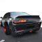 Body kit for Dodge Challenger wide flare carbon fiber front lip rear diffuser side skirts trunk spoiler and hood bonnet facelift