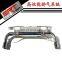 titanium exhaust for Mazda AXELA Stainless Steel Pipes catback with quad double tip