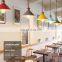 Classic American Retro Macarons Colorful Chandelier Decoration Led Pendant Light