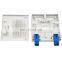 FTTH Fiber Optic Face Box Faceplate Outlet 2 port fiber box 2 Cores Fiber Face Plate Panel Terminal Box