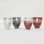 hot sale white red u shape ceramic living room decor flower vases