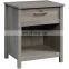 Solid Wood Nightstand with Storage Drawer ,Sofa Side End Table Bedside Table Night Stand22.13 x 17.56 x 25.71 inches