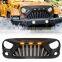 Custom Grille For JEEP Wrangler jk/jku  Matte Black  Goliath style