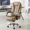 Luxury Cheap Price Office Furniture High Quality PU Leather Ergonomic Swivel Wheels Executive Massage Office Chair from China