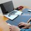 high quality genuine leather rectangle shape desk pad mouse pad place mat