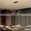 Modern Style LED Linear Strip Luxury Office Pendant Lamp Decorative Ceiling Chandelier Lamp for Living Room