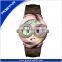 2016 New Product Simple Style Japan Movement Genuine Leather Watch for Lady