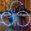 Rhythmic Gymnastics LED Hula ring Hoops - PE Round Tube 60/70/75/80/90cm Equipment Exercise