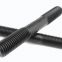 Industrial Carbon Steel Double Ended Bolts M4 - M48 With Nuts Black Color